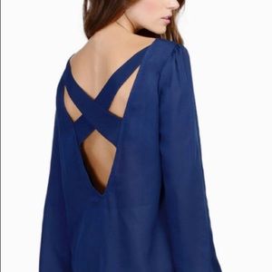 So Chic Royal Blue Top
